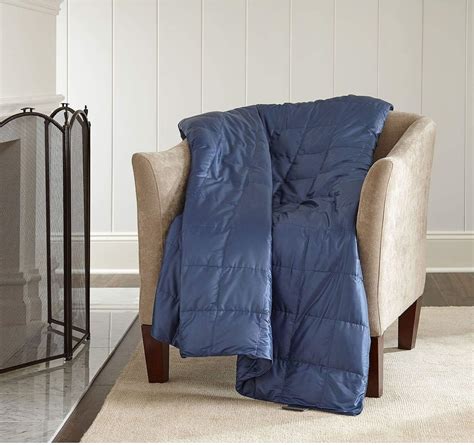 eddie bauer packable down throw.